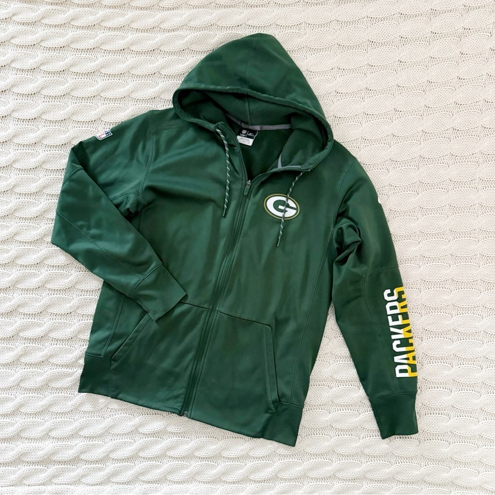 Green Bay Packers Nike Sweater Hoodie On Field Apparel Men’s size M